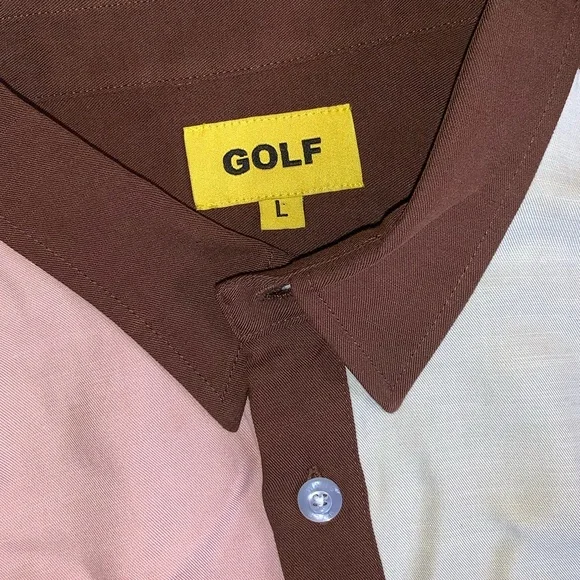 Golf WangColorblock “Will” Button-down Shirt